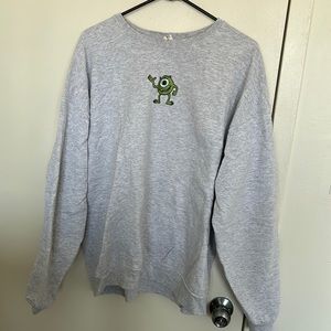 Embroidered Disney/ Pixar Crew Neck